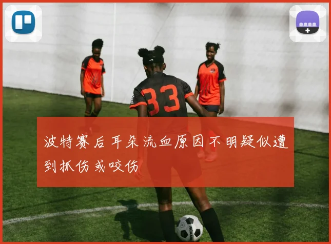 波特赛后耳朵流血原因不明疑似遭到抓伤或咬伤