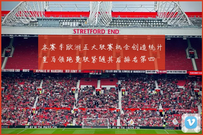 本赛季欧洲五大联赛机会创造统计皇马领跑曼联紧随其后排名第四